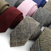 Gravata Masculina de Algodão Texturizado – Estilo Casual