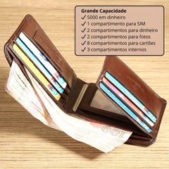 Carteira Masculina Tripla Sparka SK306