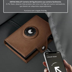 Carteira Masculina com suporte AirTag