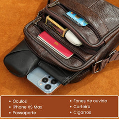 Bolsa de Ombro em Couro Sparka SK901