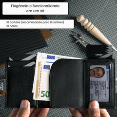 Carteira Masculina com suporte AirTag