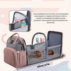 Mochila Maternidade com Berço Dobrável Sparka SK545