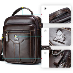 Bolsa Masculina de Couro Retrô Sparka SK 638