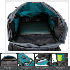 Mochila com Capa de Chuva Sparka SK349