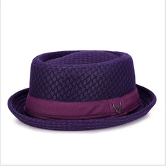 Chapéu Fedora de Palha com Tela  Sparka SK345