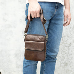 Bolsa Pequena de Couro Masculina Sparka SK789