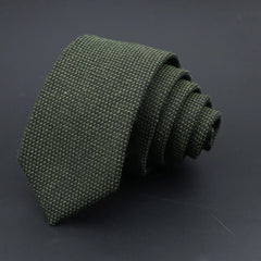 Gravata Formal Verde Musgo Textura Fynor