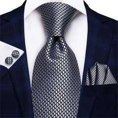 Gravata Paisley Seda Italiana Preta Sparka SK205