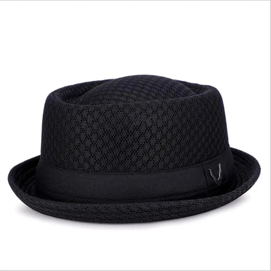 Chapéu Fedora de Palha com Tela  Sparka SK345