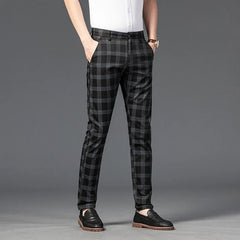 Calças Slim Fit Xadrez Sparka SK2024