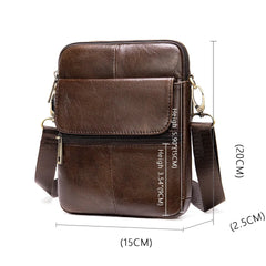 Bolsa Pequena de Couro Masculina Sparka SK789