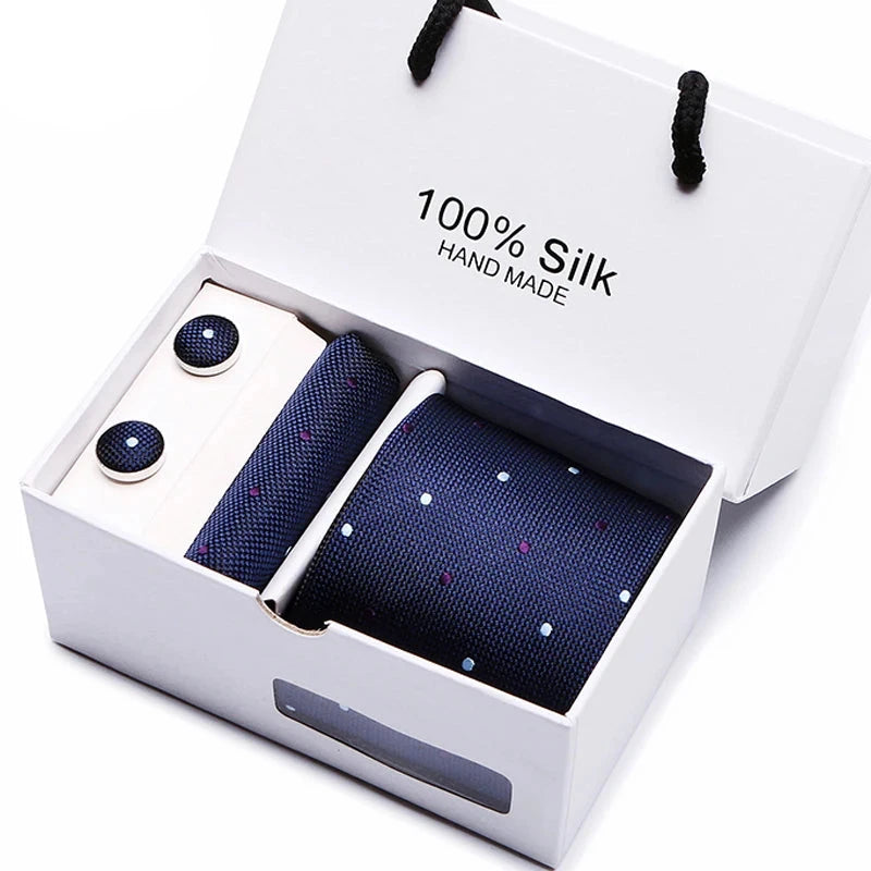 Gravata Seda Premium Azul Sparka Venet SK103
