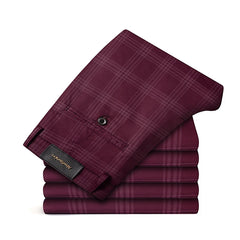 Calças Slim Fit Xadrez Sparka SK2024