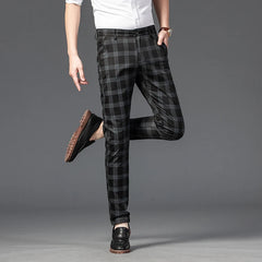 Calças Slim Fit Xadrez Sparka SK2024