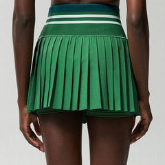 Saia Plissada com Short Interno e Bolso