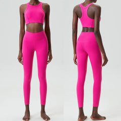 Conjunto Fitness Feminino com Top Justo e Legging