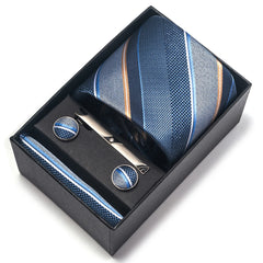 Conjunto Gravata Seda Italiana Sparka SK210