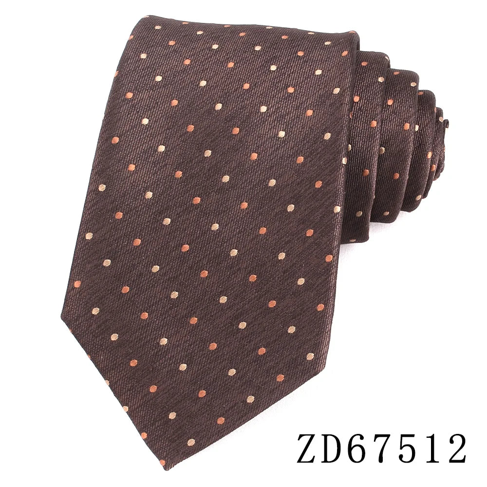 Gravata Slim Floral Marrom Clássica para Casamento