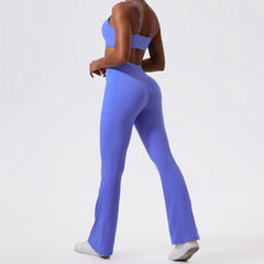 Top Fitness com Nó Frontal e Alças Largas