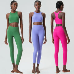 Conjunto Fitness Feminino com Top Justo e Legging