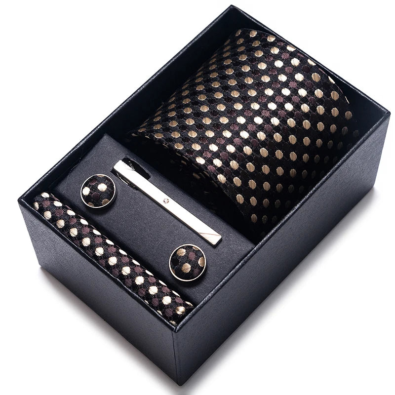 Conjunto Gravata Seda Italiana Sparka SK207