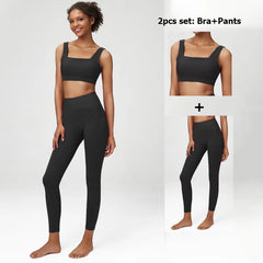 Kit Esportivo Feminino com Top, Legging e Casaco