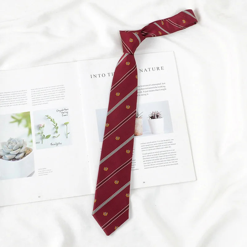 Gravata Social Listrada Clássica – Padrão Estilo Colegial