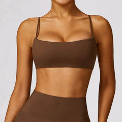Top Fitness Minimalista com Alças Finas