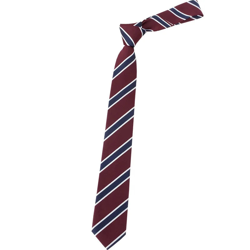 Gravata Social Listrada Clássica – Padrão Estilo Colegial