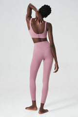 Conjunto Fitness Feminino com Top Nadador e Legging