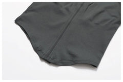 Blusa Fitness com Zíper Frontal e Manga Longa