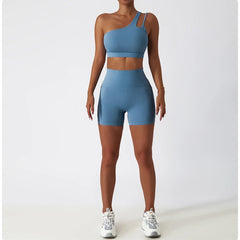 Conjunto Fitness com Top Nadador e Short Modelador