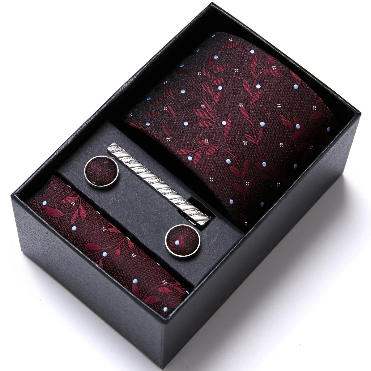 Conjunto Gravata Seda Clássica Italiana Sparka SK209