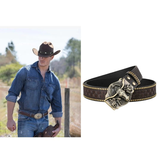 Cinto Cowboy em Couro Sparka SK610
