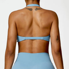 Top Fitness Halter com Torção Frontal