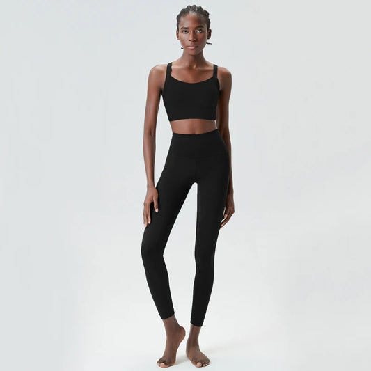 Conjunto Fitness com Cores Vivas e Tecido Compressivo