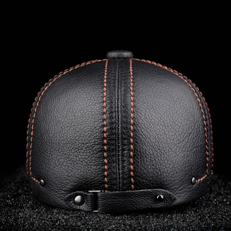 Boina Masculina Italiana de Couro SK272