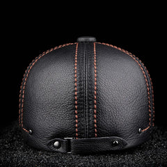 Boina Masculina Italiana de Couro SK272