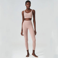 Conjunto Fitness Feminino com Top Nadador e Legging