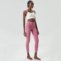 Conjunto Fitness com Cores Vivas e Tecido Compressivo