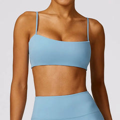 Top Fitness Minimalista com Alças Finas