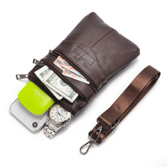 Bolsa para Celular Masculina em Couro  Sparka SK456