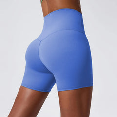 Short Fitness Cintura Alta com Efeito Levanta Bumbum
