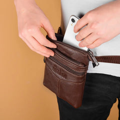 Bolsa para Celular Masculina em Couro  Sparka SK456