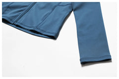 Conjunto Fitness com Jaqueta Zíper e Calça Legging