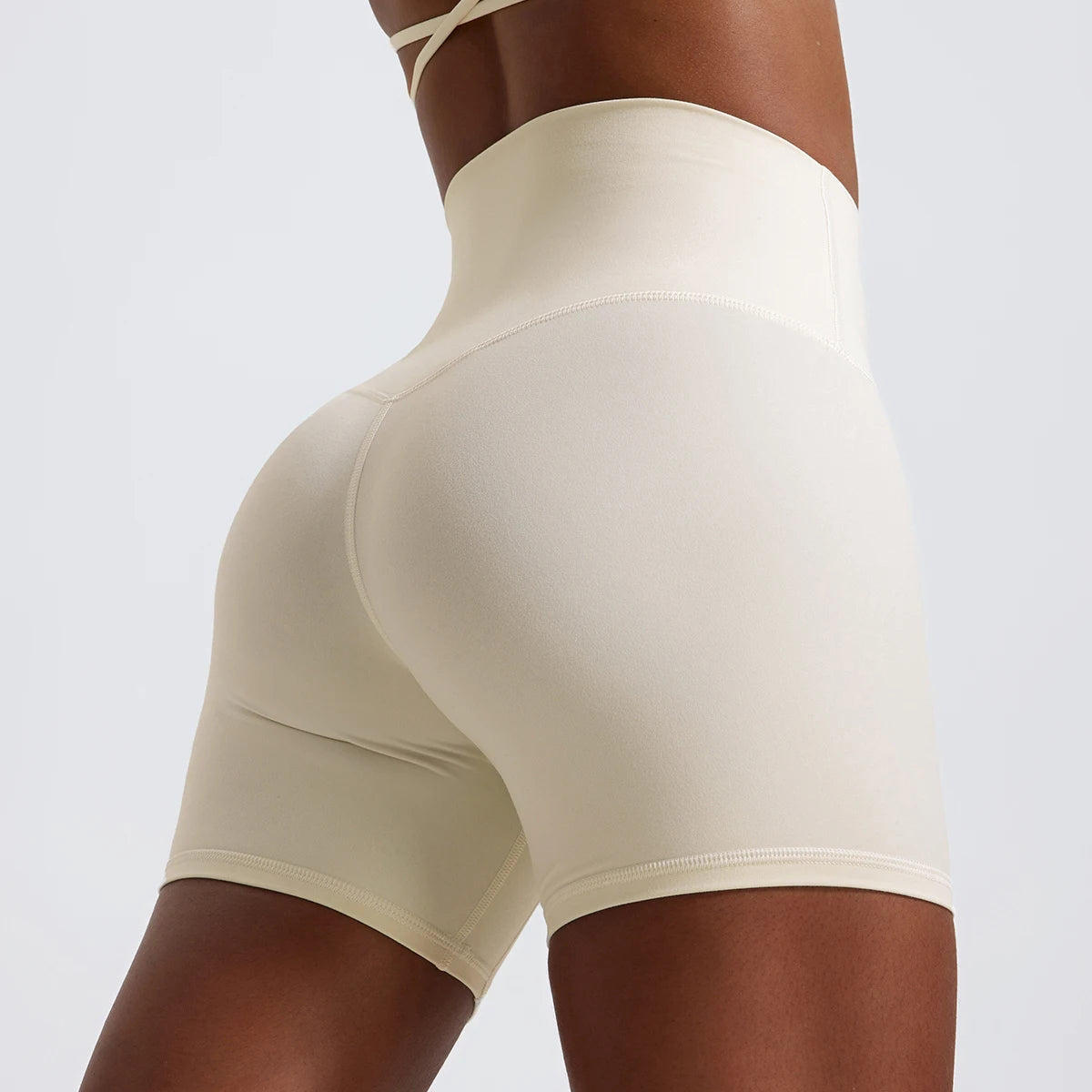 Short Fitness Cintura Alta com Efeito Levanta Bumbum