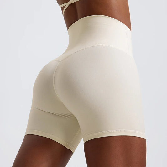 Short Fitness Cintura Alta com Efeito Levanta Bumbum