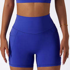 Short Fitness com Bolso Lateral e Cintura Alta