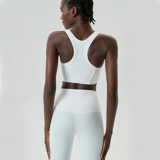 Conjunto Fitness Feminino com Top Justo e Legging