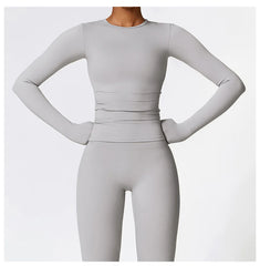 Blusa Segunda Pele Fitness com Manga Longa